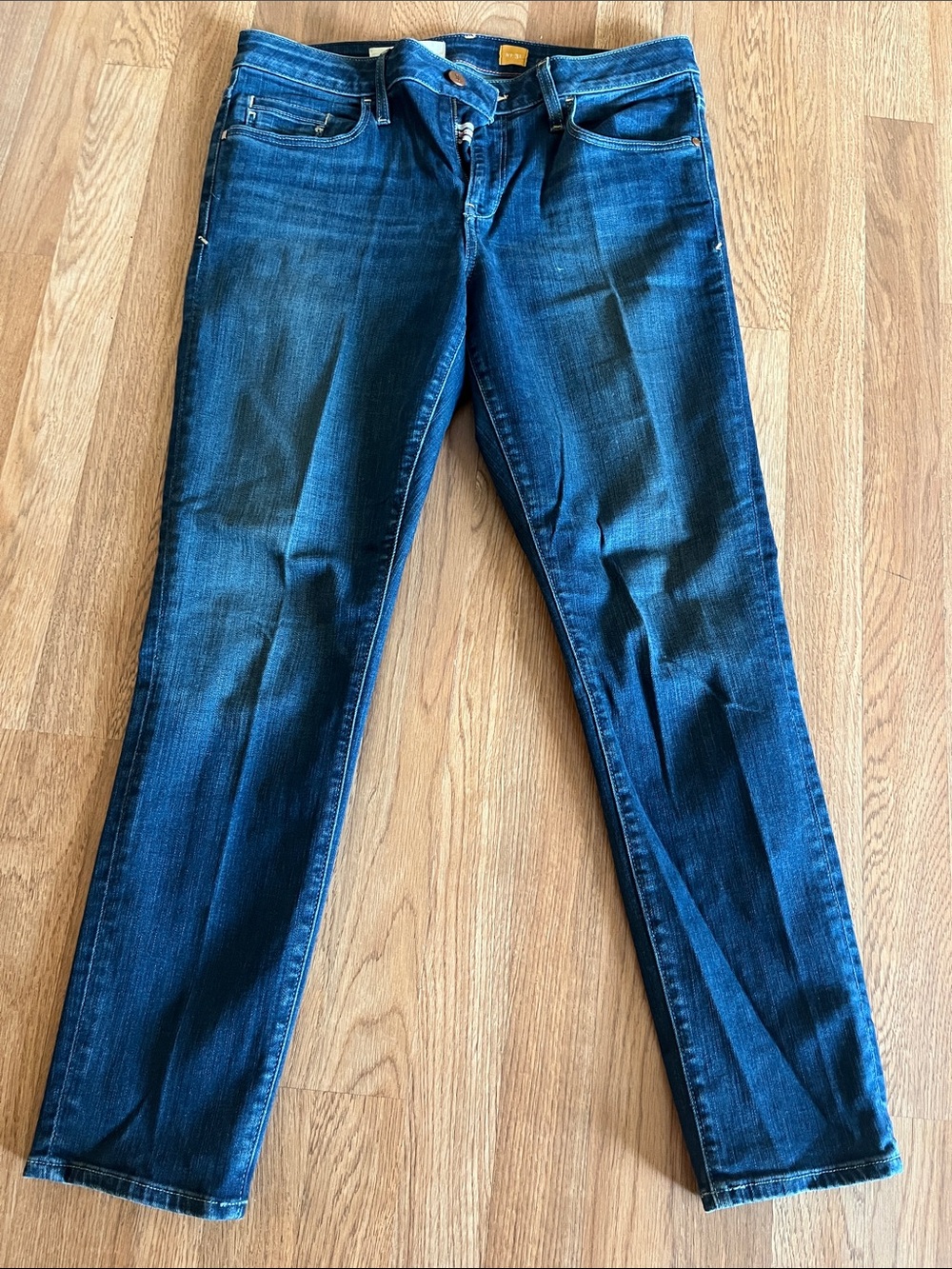 Anthropology Womans Slim Dark Blue Jeans
